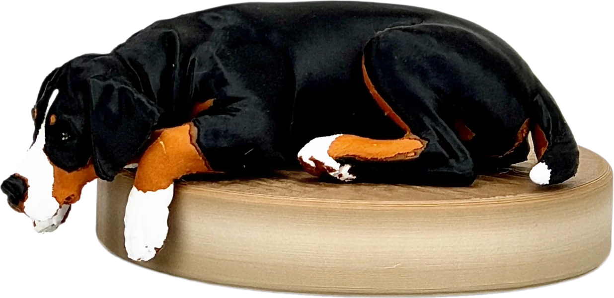 Фигурка спящей собаки